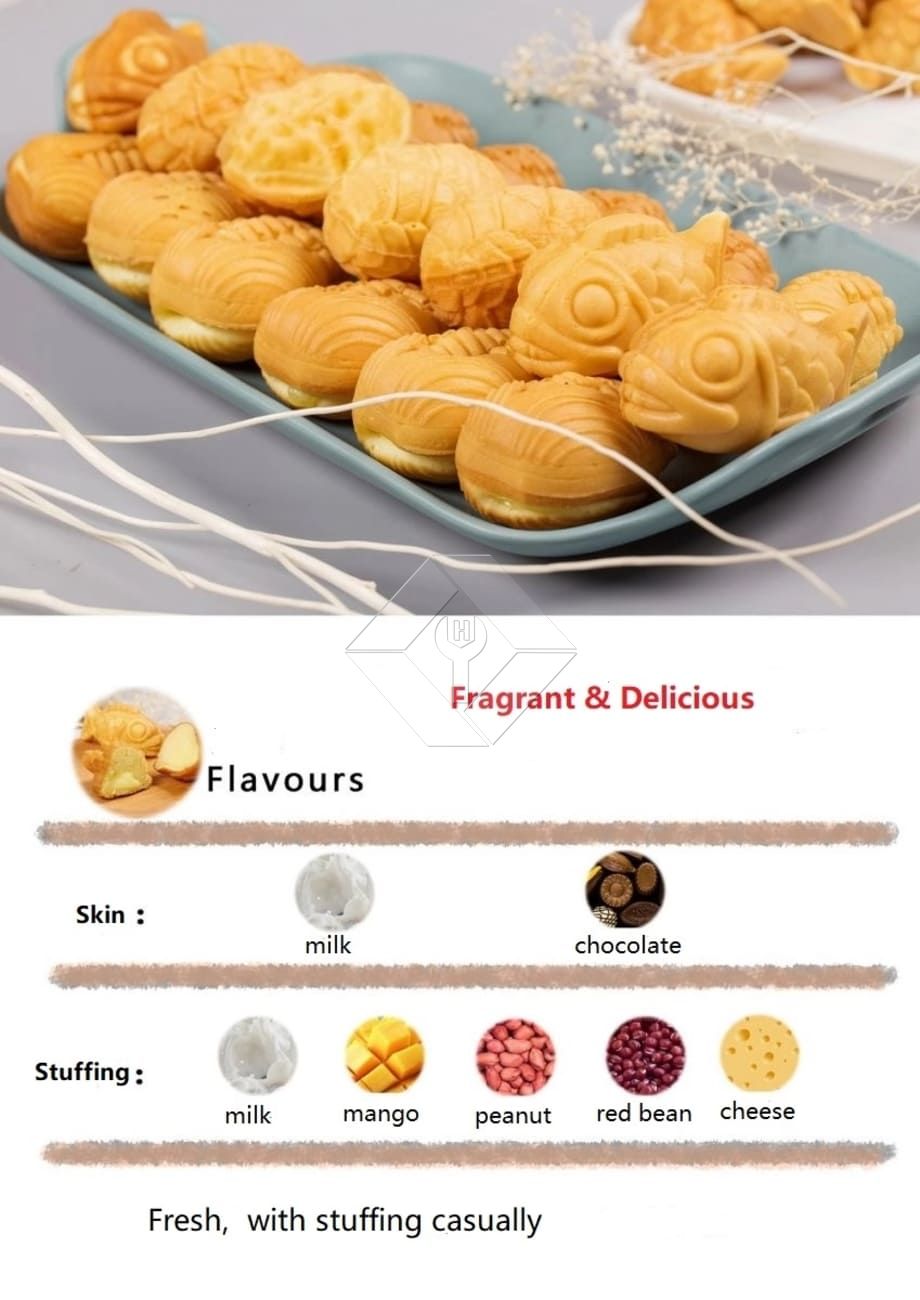 مکمل طور پر خودکار تایاکی کیک مشین مکمل طور پر خودکار تایاکی کیک مشین